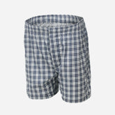 Men's 100% Cotton Boxer Shorts Waistband Check Print Boxers